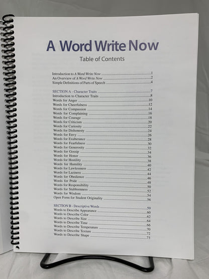 A Word Write Now