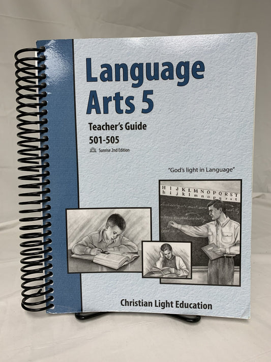 Christian Light Language Arts 5 - Set of 2