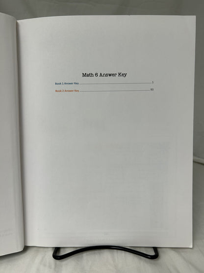 Simply Good and Beautiful Math 6 Answer Key