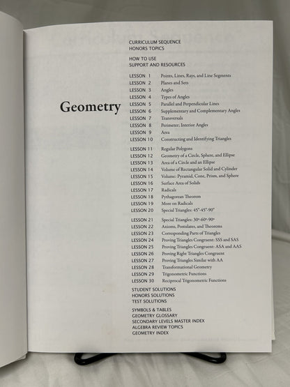 Math-U-See Geometry Instruction Manual