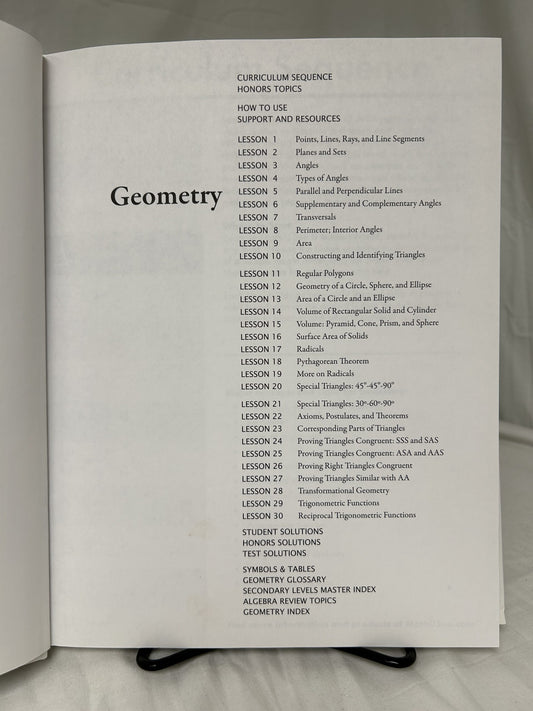 Math-U-See Geometry Instruction Manual