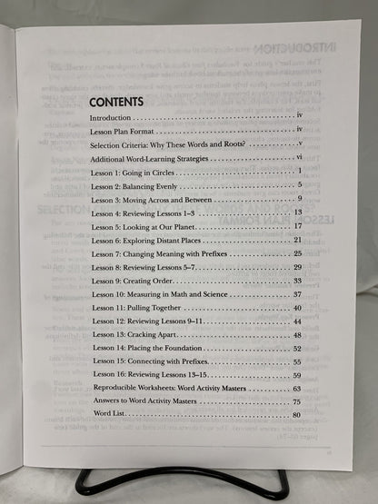 Vocabulary from Classical Roots Book 5 Teacher's Guide and Answer Key