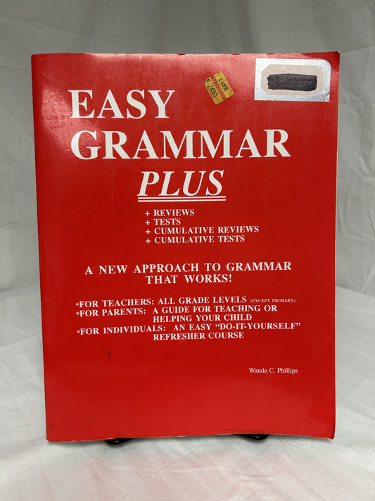 Easy Grammar Plus Teacher Edition