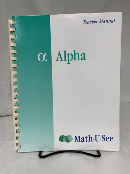 Math-U-See Alpha (2004) Set of 2