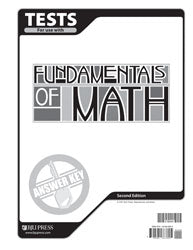 Fundamentals of Math Tests Answer Key (2nd ed.)