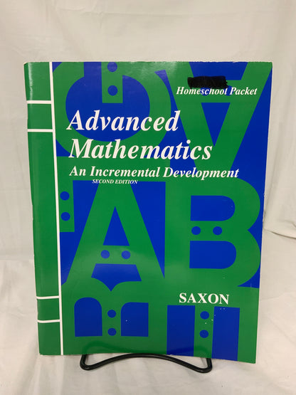 Saxon Advanced Mathematics (2nd Ed.) Set of 3