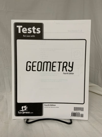 BJU Geometry (4th Ed.) Set of 5