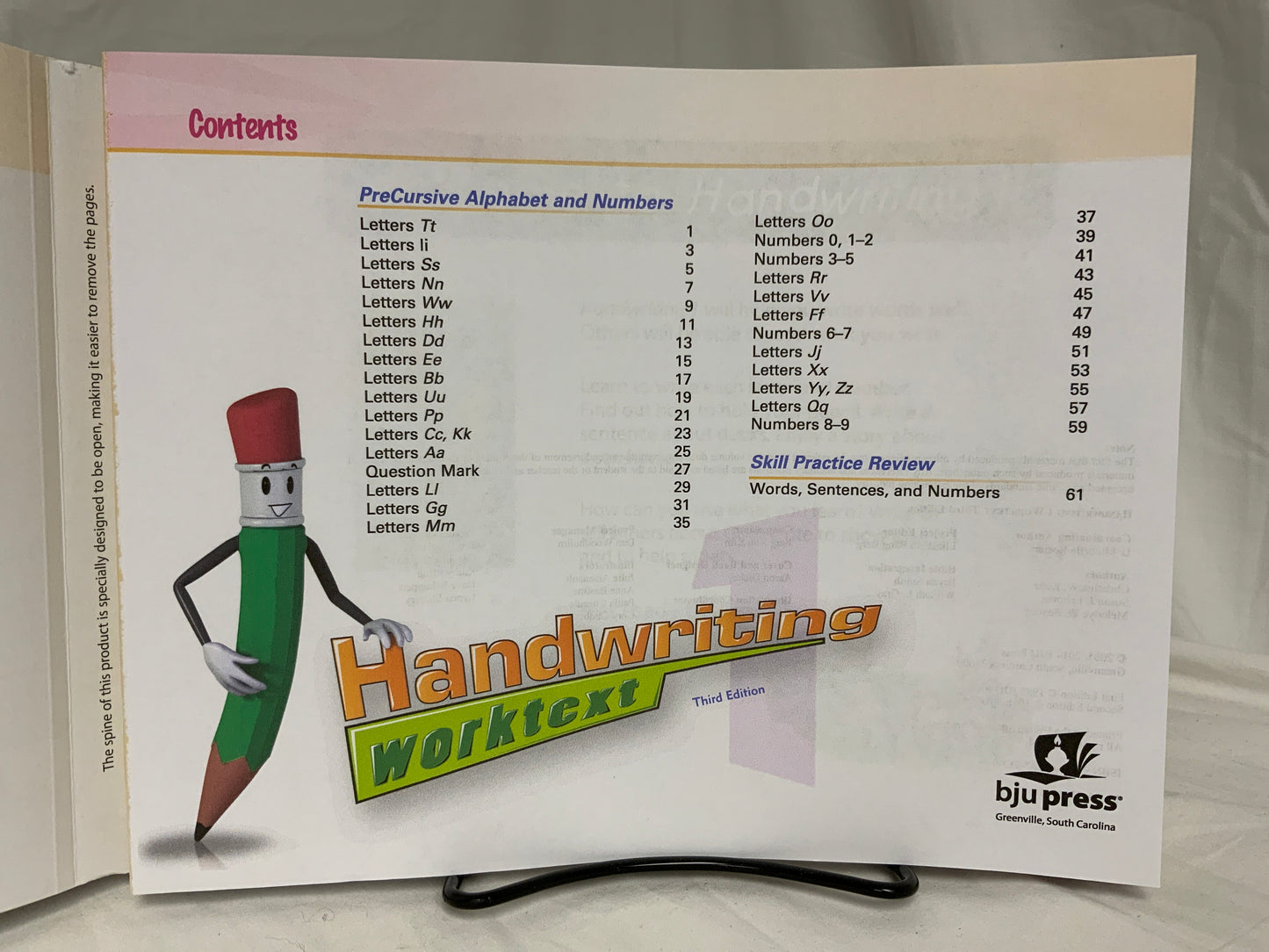 BJU Handwriting 1 (3rd Ed.) Set of 2