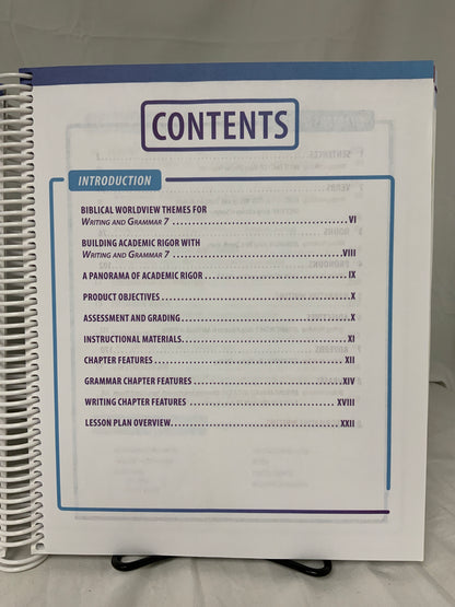 BJU Writing and Grammar 7 (4th Ed.) Teacher Edition