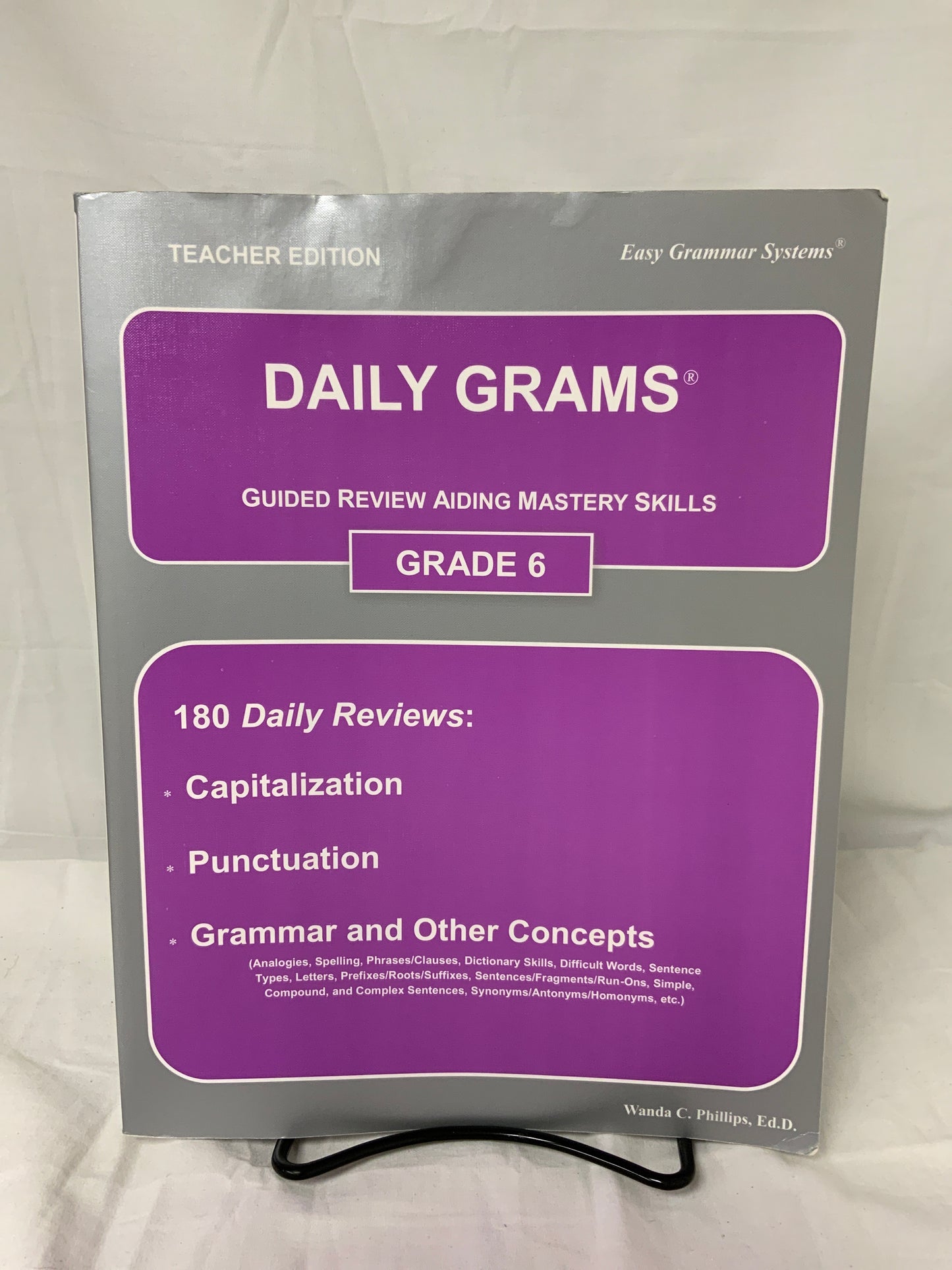 Daily Grams Grade 6 Teacher Edition