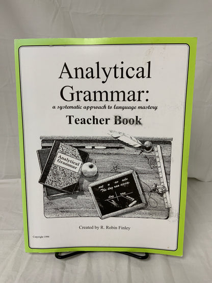 Analytical Grammar Teacher Book