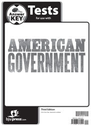 American Government Tests Answer Key (3rd ed.)