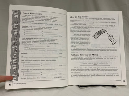 Money Matters for Teens Workbook (Age 15-18 Edition)