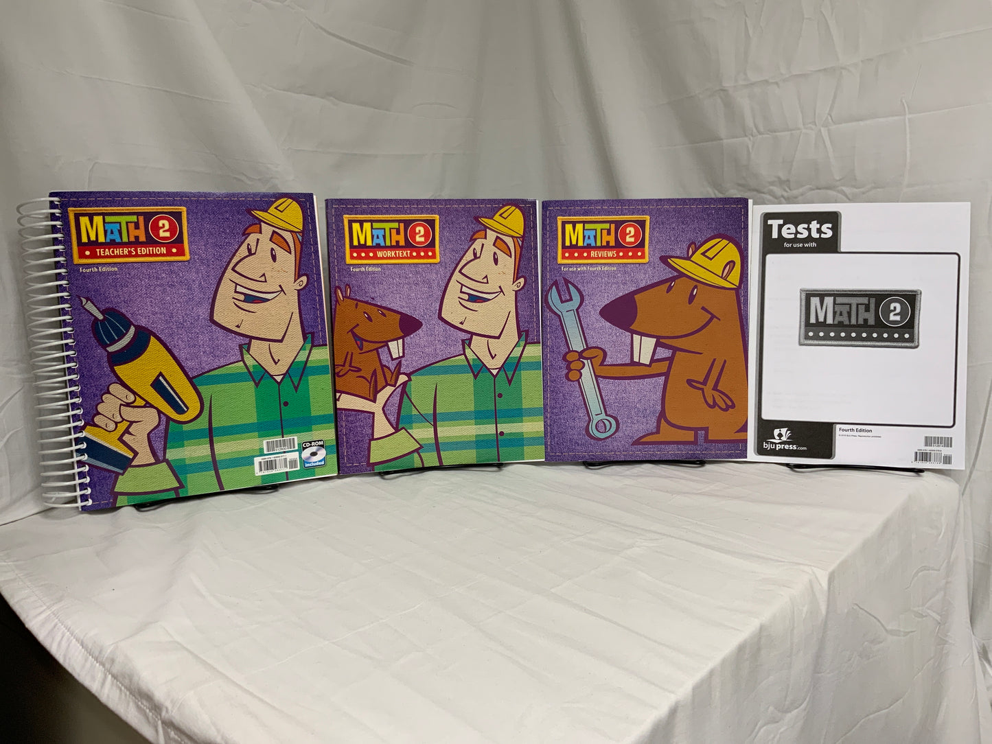 BJU Math 2 (4th Ed.) Set of 4