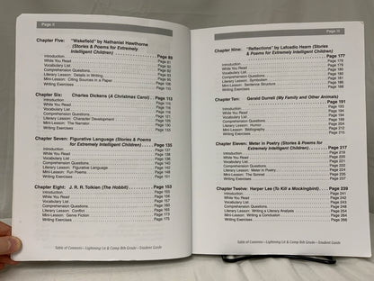 Lightning Lit & Comp: 8th Grade (2nd Ed.) Student Guide