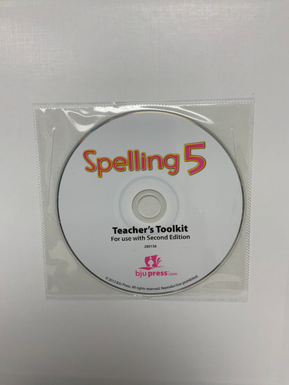 BJU Spelling 5 (2nd Ed.) Teacher's Edition
