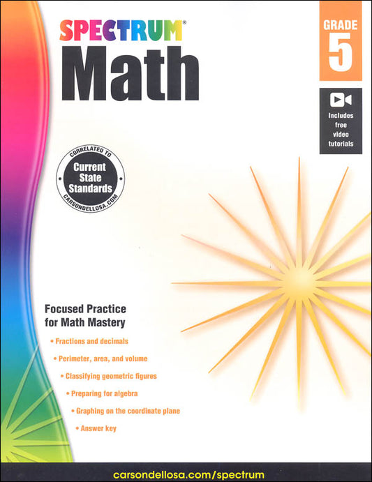 Spectrum Math Grade 5