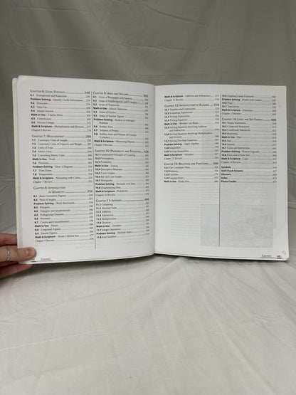BJU Fundamentals of Math (2nd Ed.) Textbook (writing)