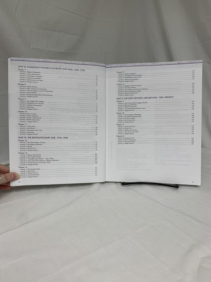 BJU World Studies (4th Ed.) Student Activities