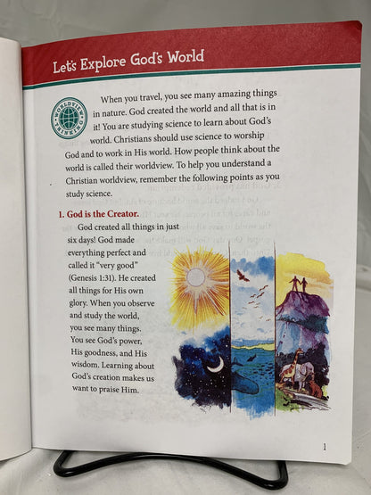 BJU Science 3 (4th Ed.) Textbook