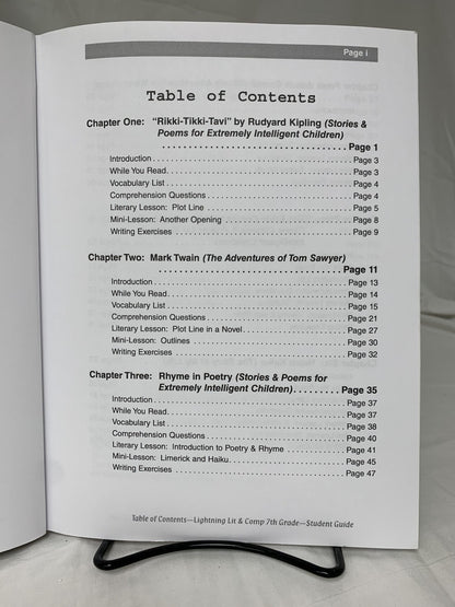 Lightning Lit & Comp: 7th Grade (2nd Ed.) Set of 2