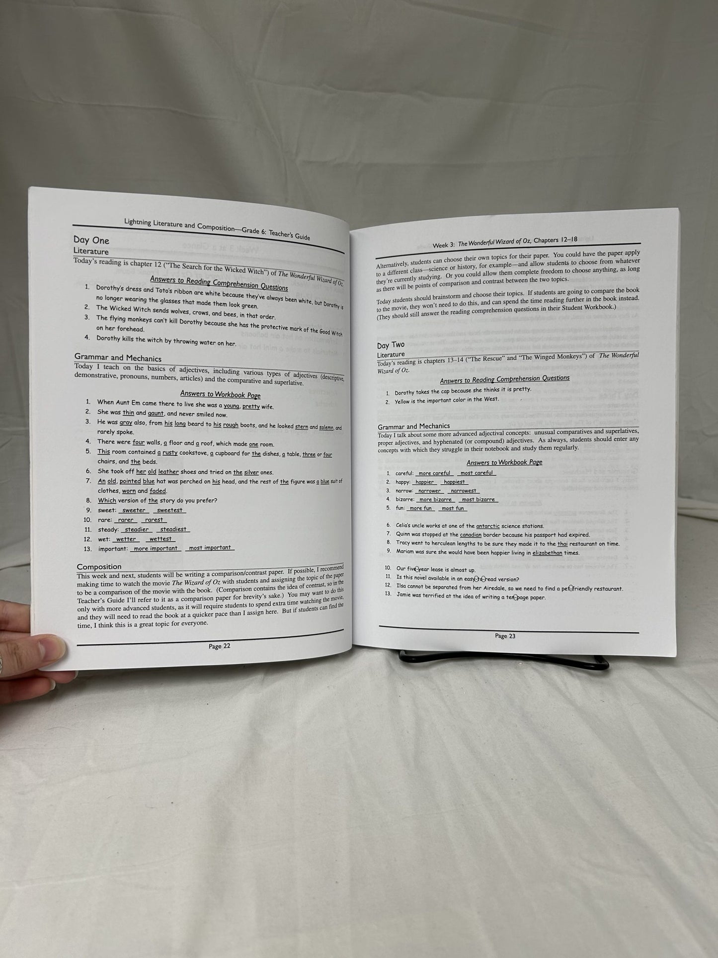 Lightning Literature & Composition Grade 6 Teacher's Guide