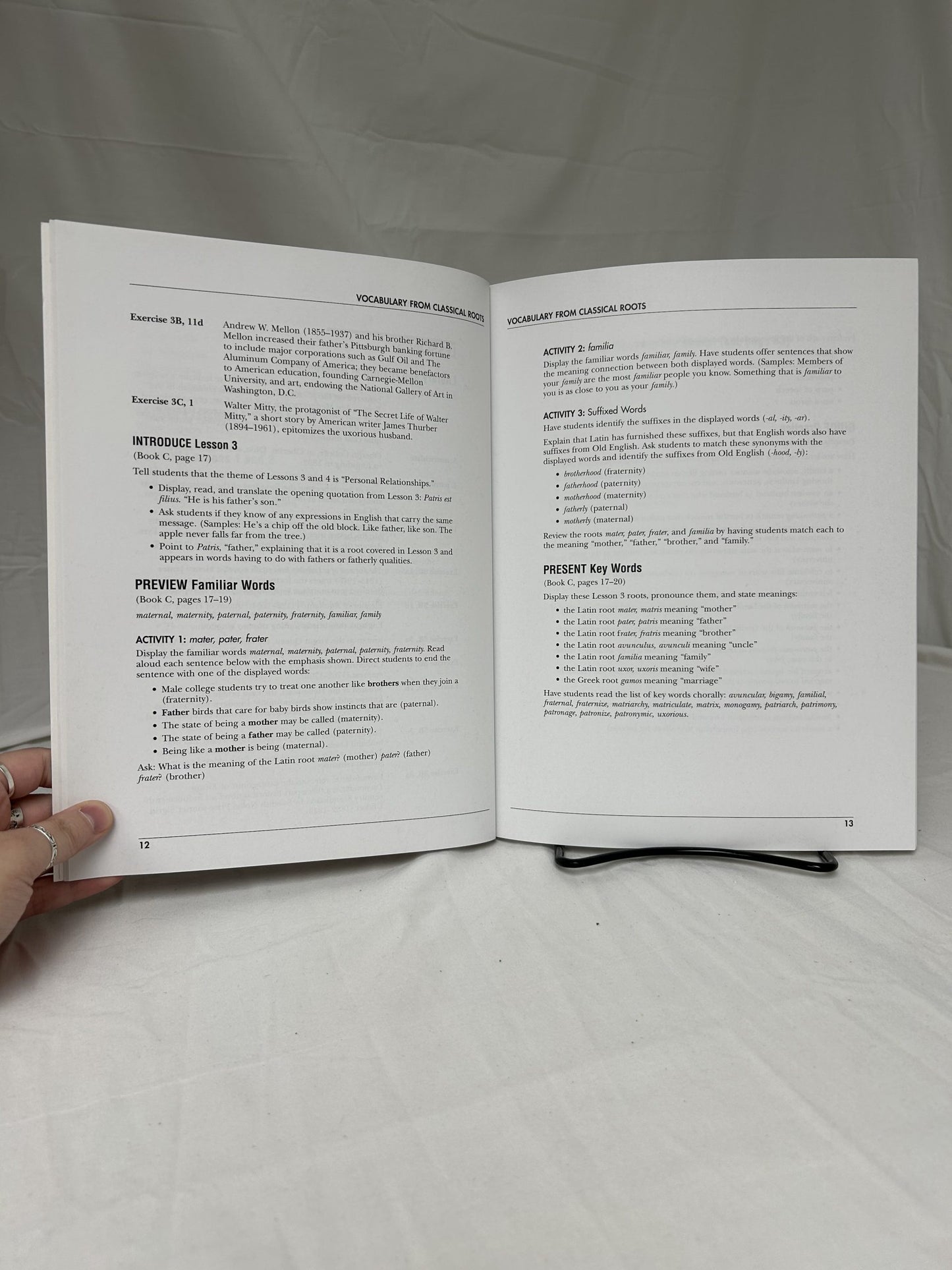 Vocabulary from Classical Roots Book C Teacher's Guide and Answer Key
