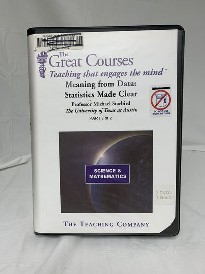 The Great Courses Meaning from Data: Statistics Made Clear Set