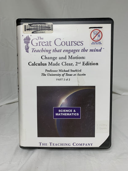 The Great Courses Change and Motion: Calculus Made Clear (2nd Ed.) Set
