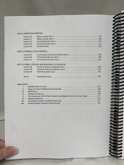 Modern World History-Based Writing Lessons (2nd Ed.) Teacher's Manual