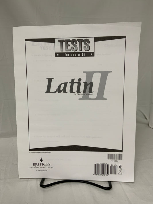 Latin 2 Tests