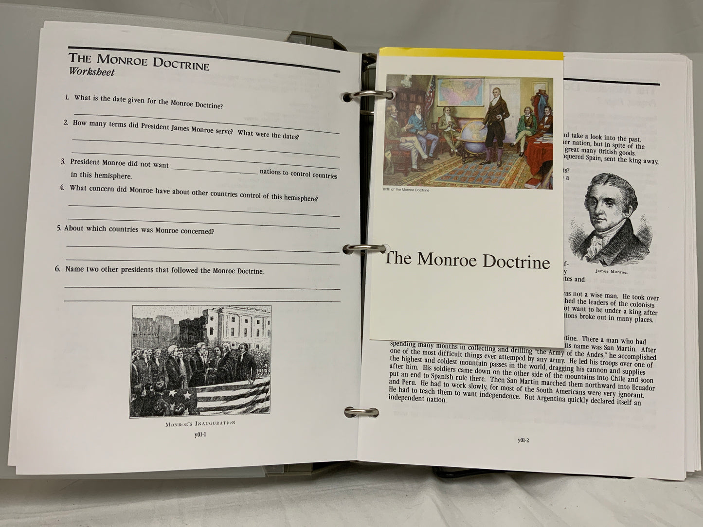 Veritas Press 1815 to Present Teacher Manual + Flashcards