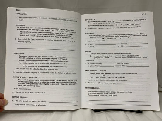 Easy Grammar Ultimate Series: Grade 10 Student Workbook