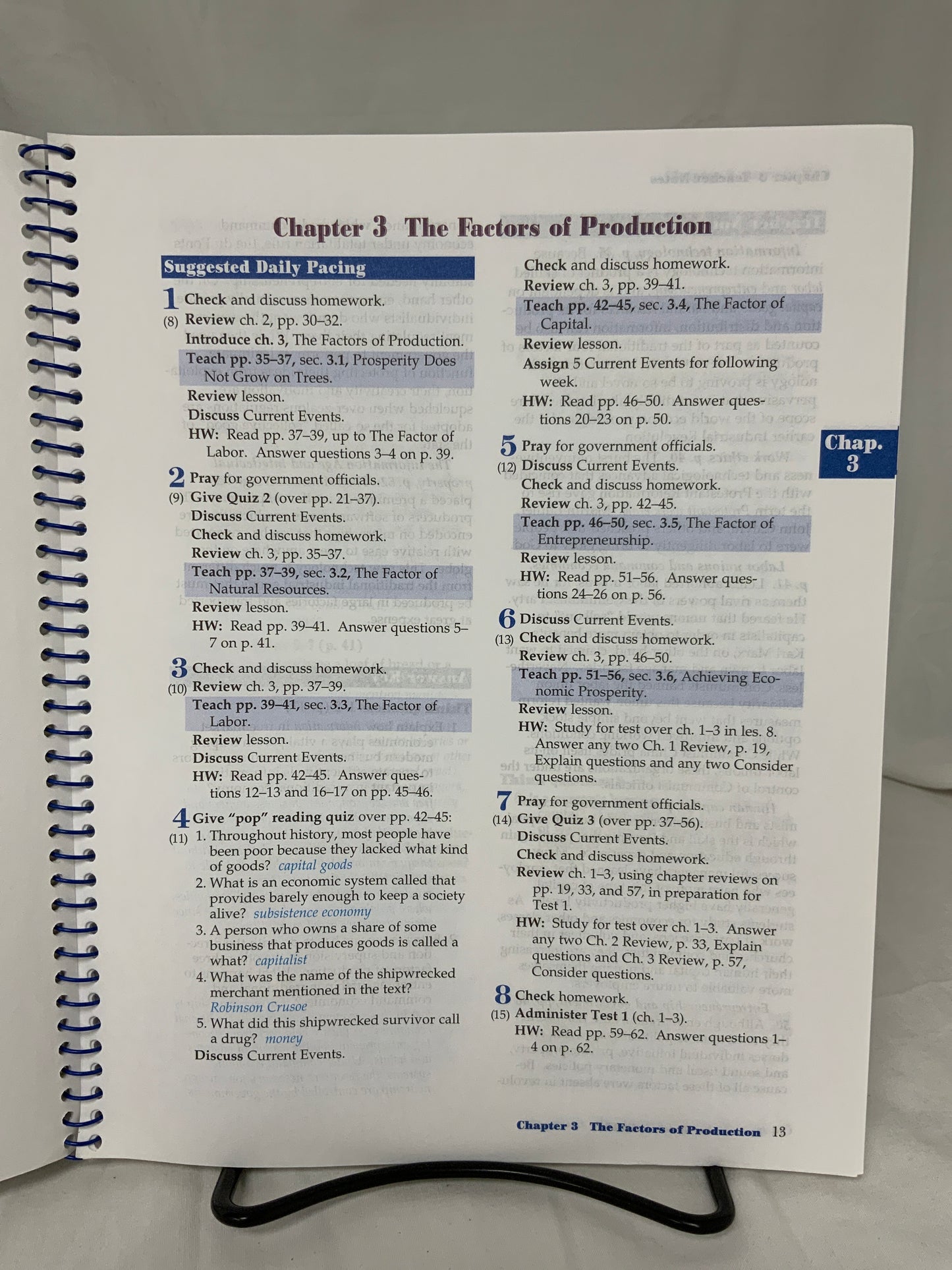 Abeka Economics: Work and Prosperity (2nd Ed.) Set of 3
