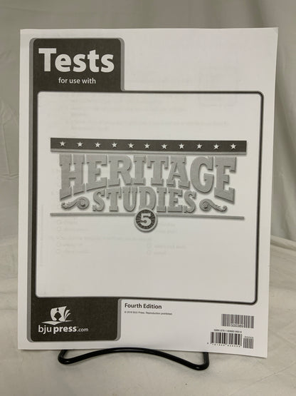 BJU Heritage Studies 5 (4th Ed.) Set of 4