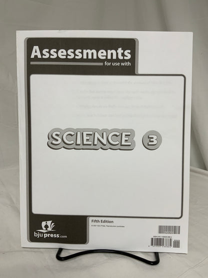 BJU Science 3 (5th Ed.) Assessments
