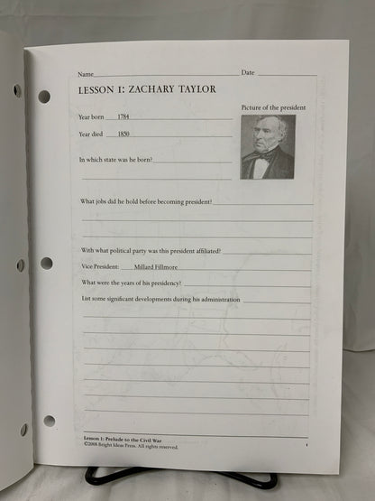 All American History Volume 2 Student Activity Book