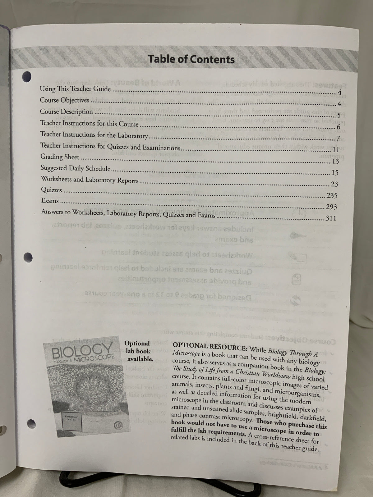 Master's Class Biology Teacher Guide