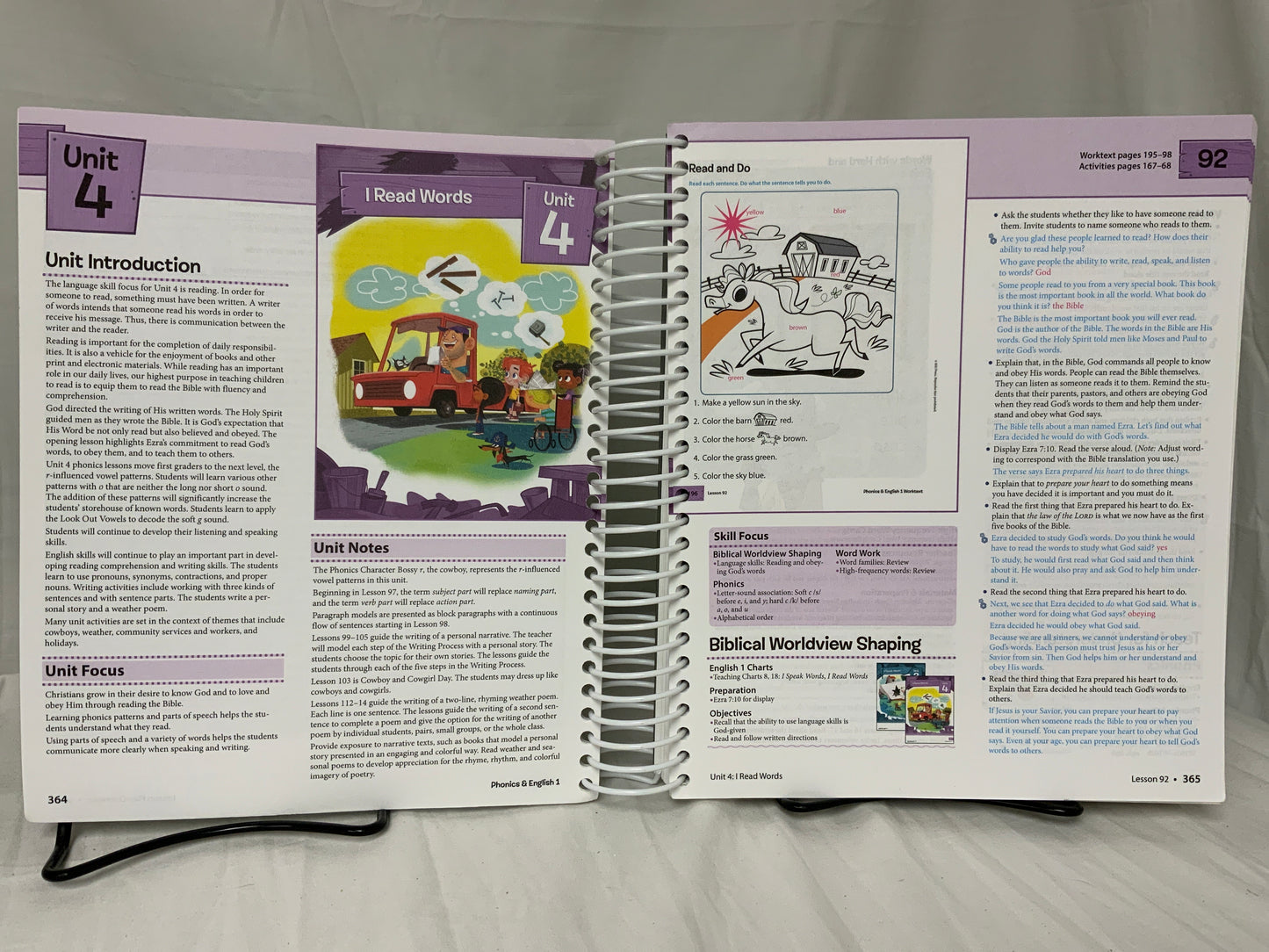 BJU Phonics & English 1 (4th Ed.) Teacher Edition