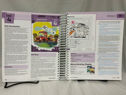 BJU Phonics & English 1 (4th Ed.) Teacher Edition
