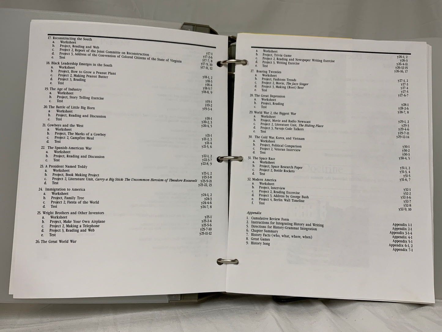 Veritas Press 1815 to Present Teacher Manual + Flashcards