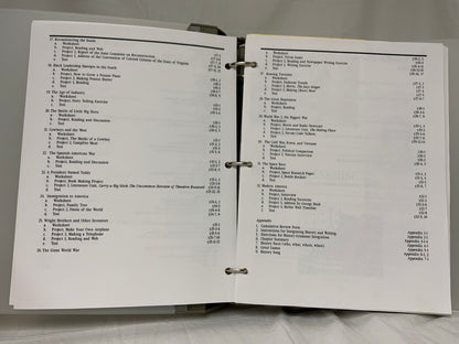 Veritas Press 1815 to Present Teacher Manual + Flashcards