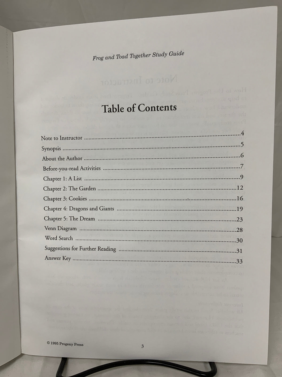Frog and Toad Together Progeny Press Study Guide + Book