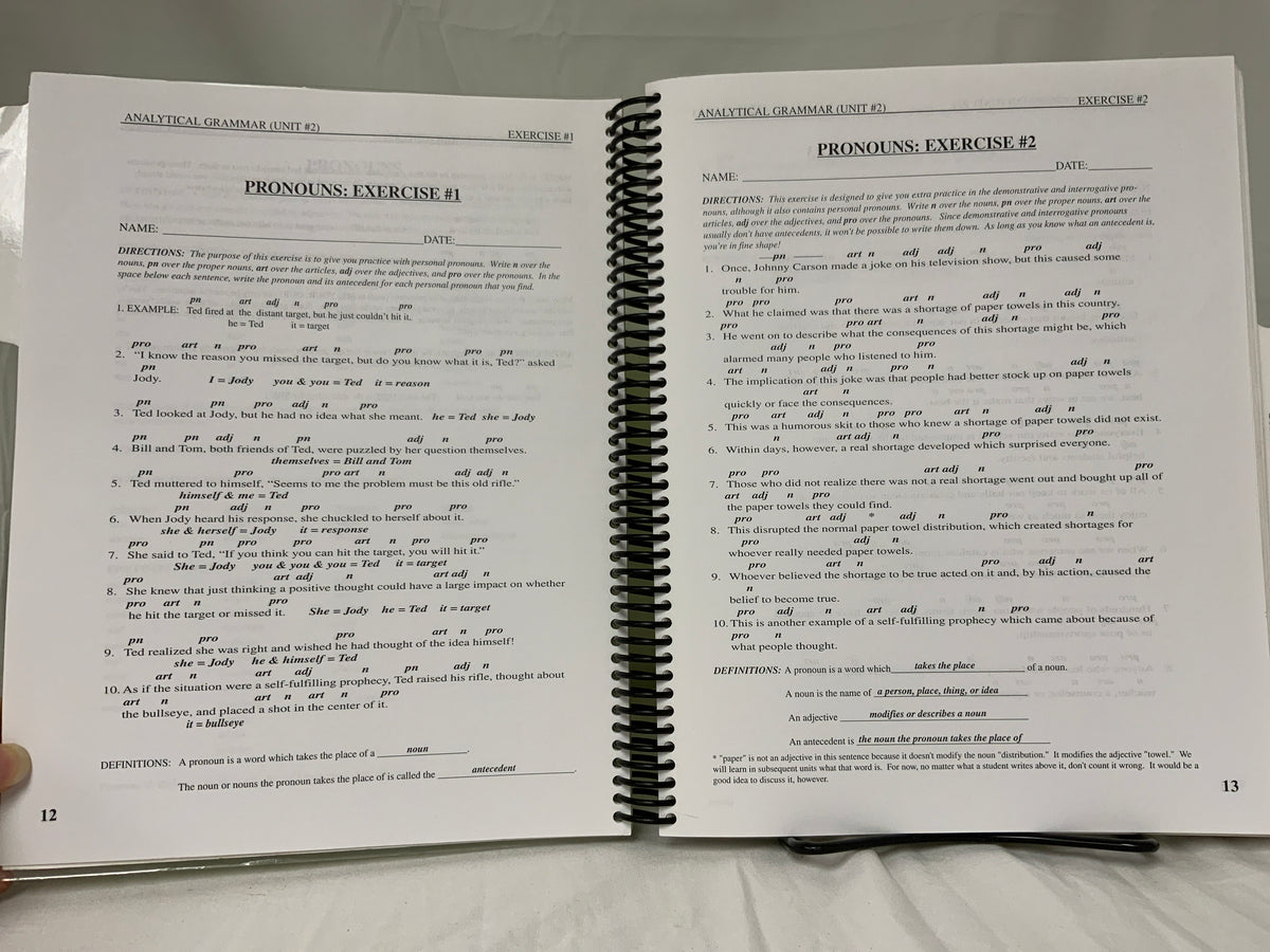 Analytical Grammar Set of 5