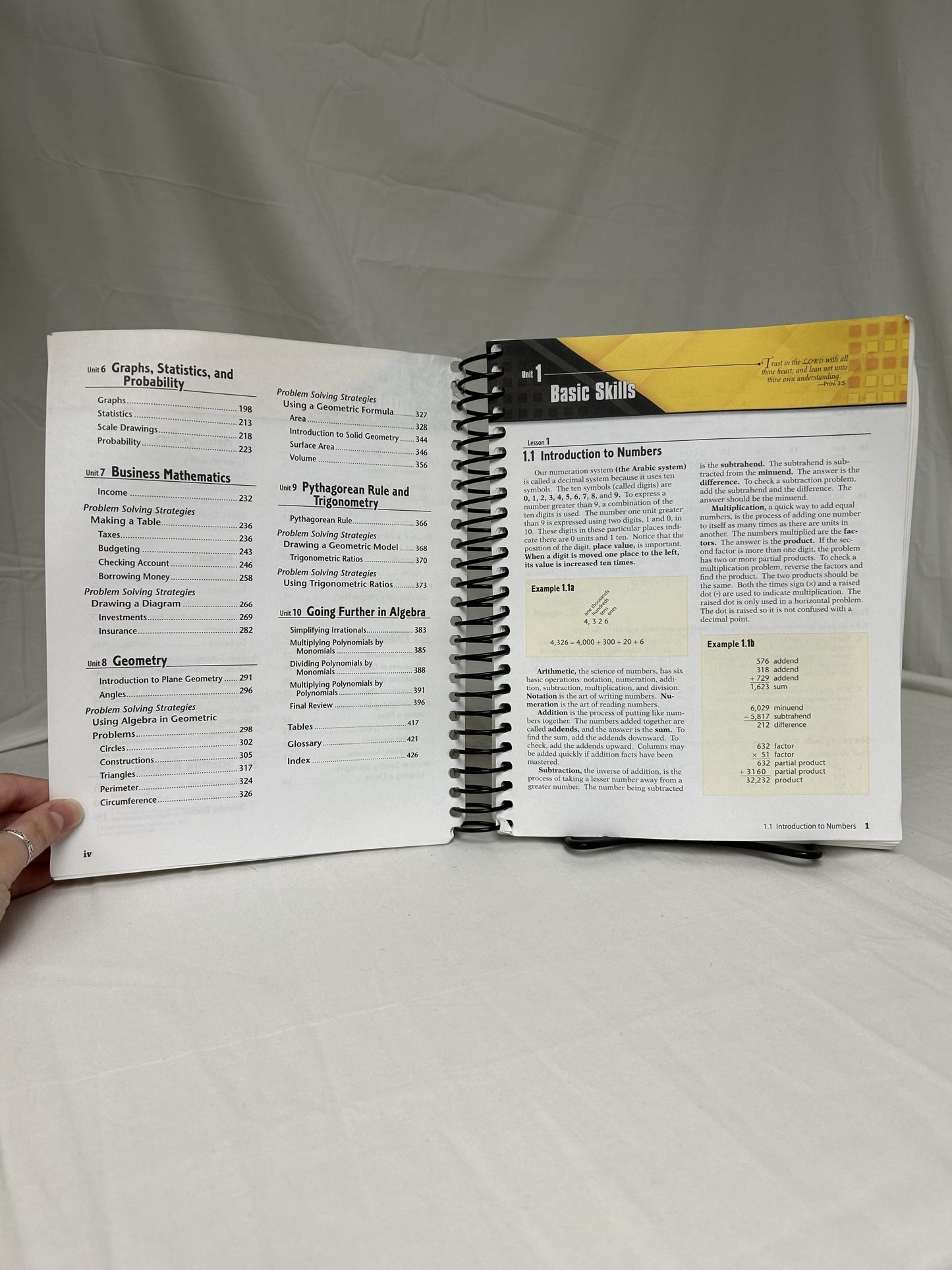 Abeka Pre-Algebra (3rd Ed.) Set of 4