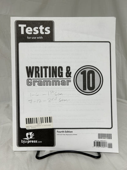 BJU Writing & Grammar 10 (3rd Ed.) Set of 3
