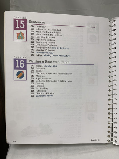 BJU English 2 (2nd Ed.) Teacher's Edition (with CD)