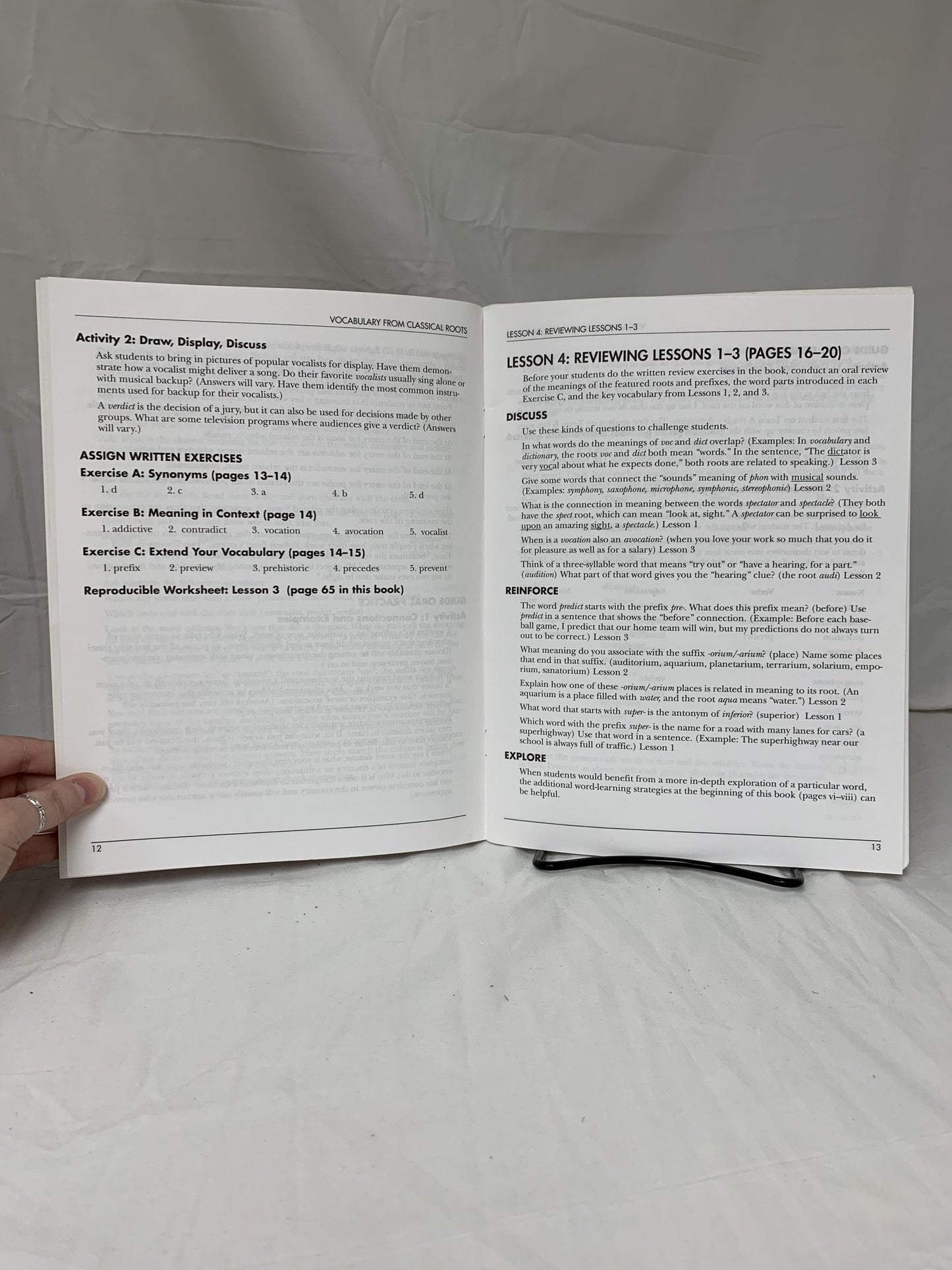 Vocabulary from Classical Roots Book 6 - Set of 2