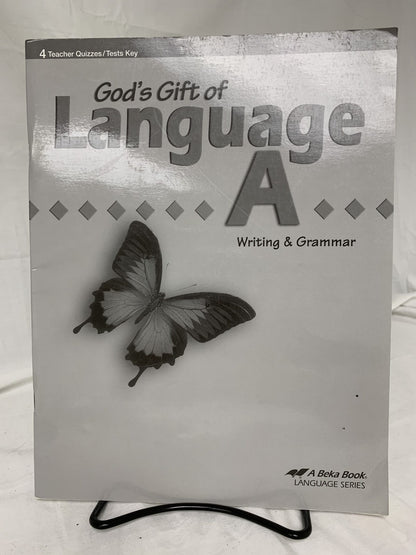 Abeka God's Gift of Language A (3rd Ed.) Set of 2