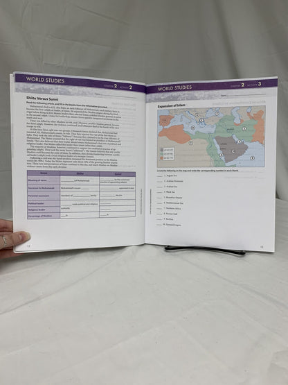 BJU World Studies (4th Ed.) Student Activities